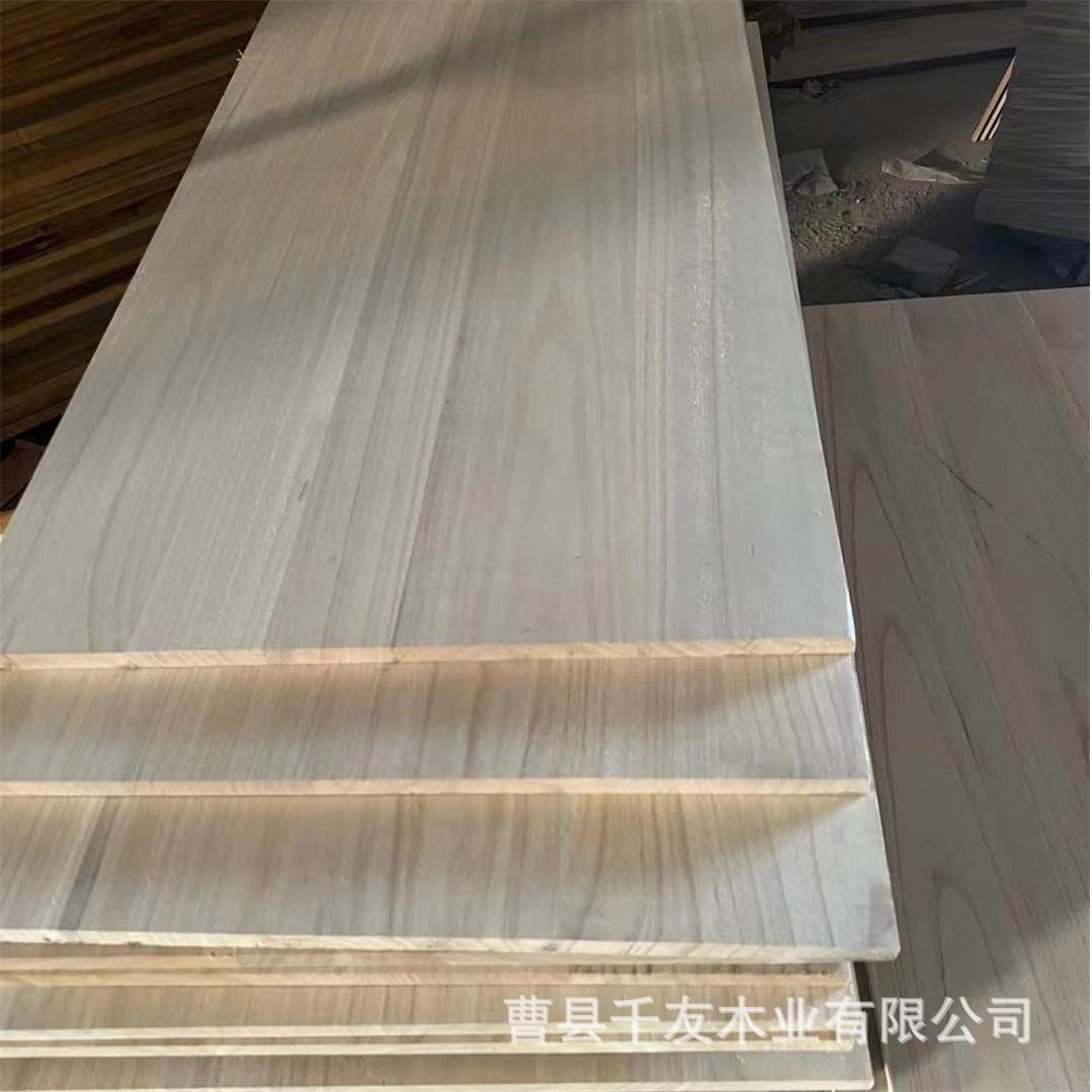 供应桐木拼板桌面板18mm实木大板桐木拼板木板条跆拳道木板木片