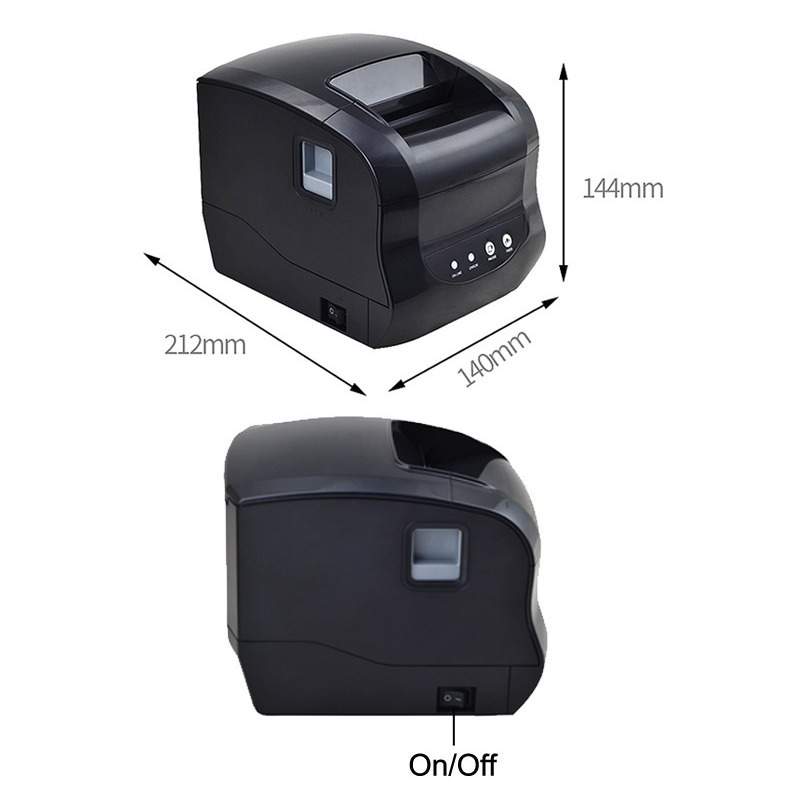 Xprinter Xp365B Thermal Label Printer 3 inch Barcode Printer