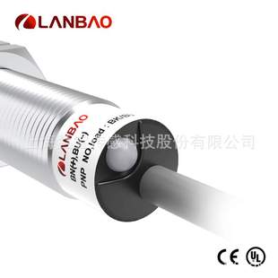 蘭寶金屬感應器LR12XBN04DPO M12電感接近開關 PNP常開三線8mm