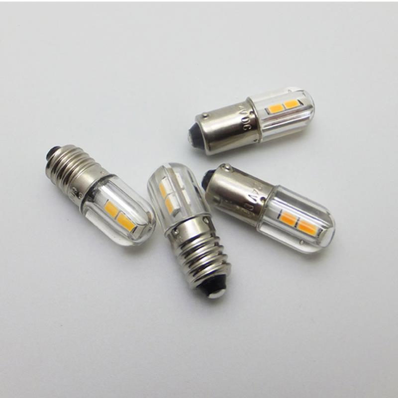 BA9S灯泡LED指示灯6v12v24v36v48v60v120v230v机床按钮灯E10螺口