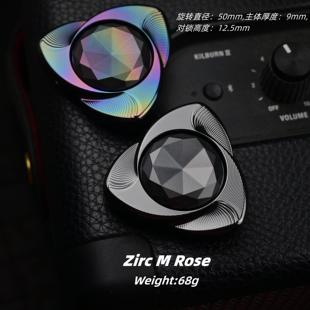 锆合金中号M玫瑰指尖陀螺解压玩具#亚太动力学EDC