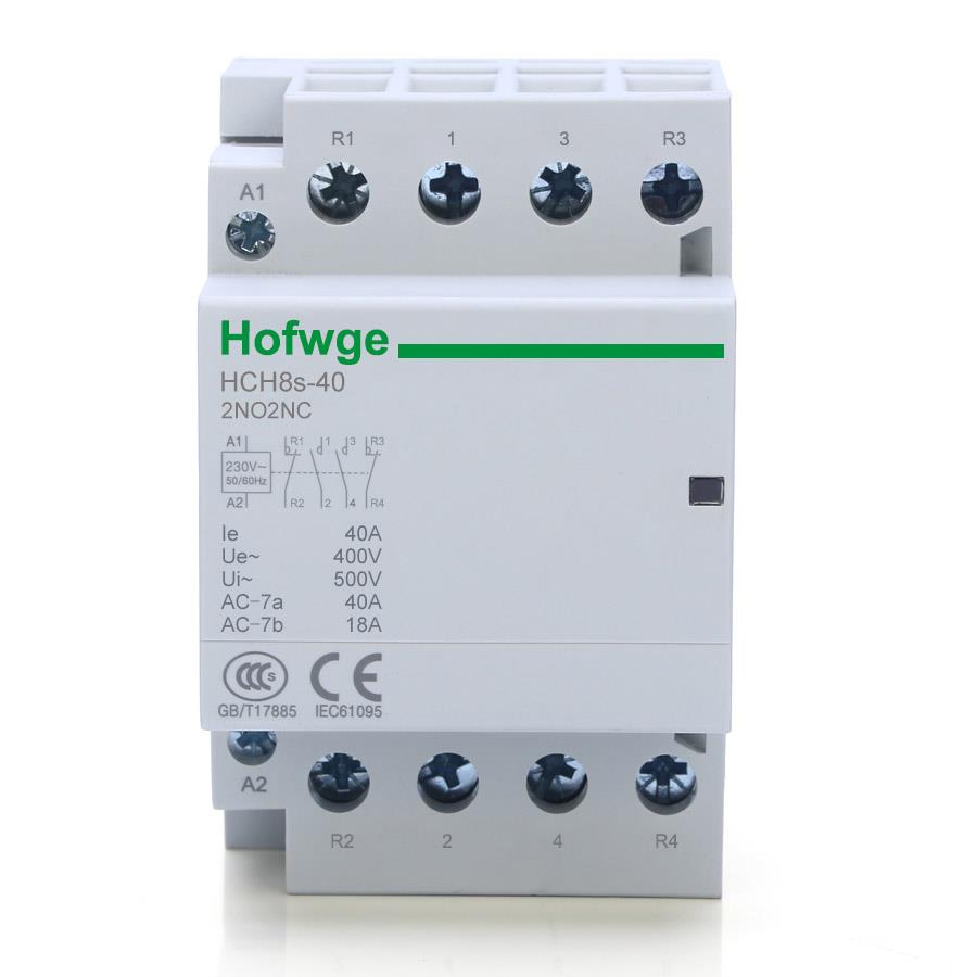 家用接触器 三相接触器 4NO 2NO2NC 40A63A 100A DC24V直流接触器