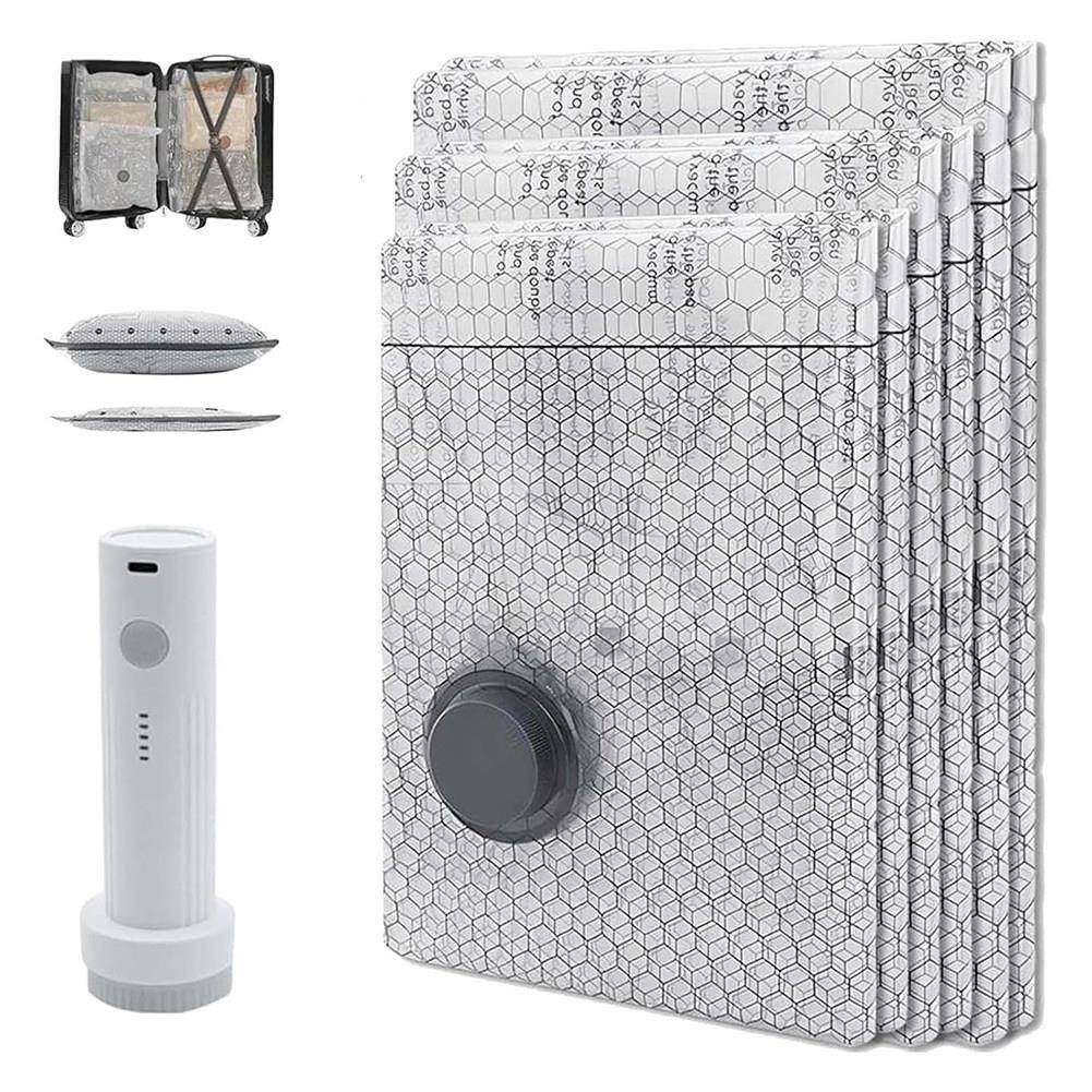 真空压缩袋收纳袋旅行套装真空被子衣物衣服专用袋子带可充电气泵,收纳整理,衣物压缩袋,淘宝优惠券,粉丝福利购,淘宝优惠卷