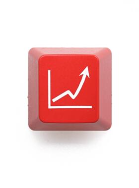 机械键盘个性透光键帽红黑大键位退格ESC股票市涨纳斯达克创业板A