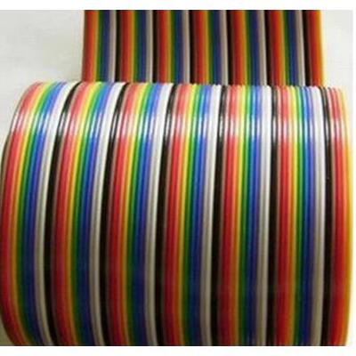 28AWG 64P彩排线 7*0.127 可压2.54MMFC配套