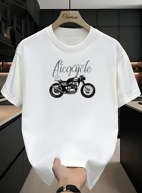 行军蚁男装美式街头风短袖阿茶与阿古t恤宽松港百搭夏季bdls半袖