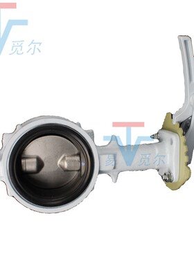 日本开滋KITZ进口手动蝶阀 球墨铸铁蝶阀 不锈钢阀板原装PN16DJUE