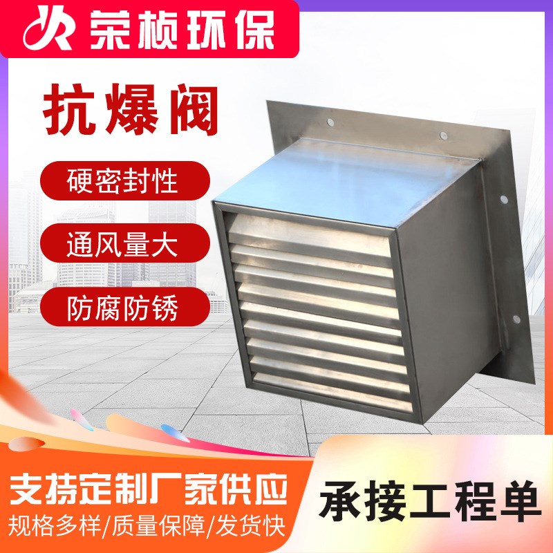 HDB抗暴阀门大风量不锈钢304外挂式抗爆阀工业化工厂用抗暴阀