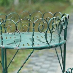 外单户外露台铁艺圆形花架阳台植物置物架庭院花盆架落地式花园架