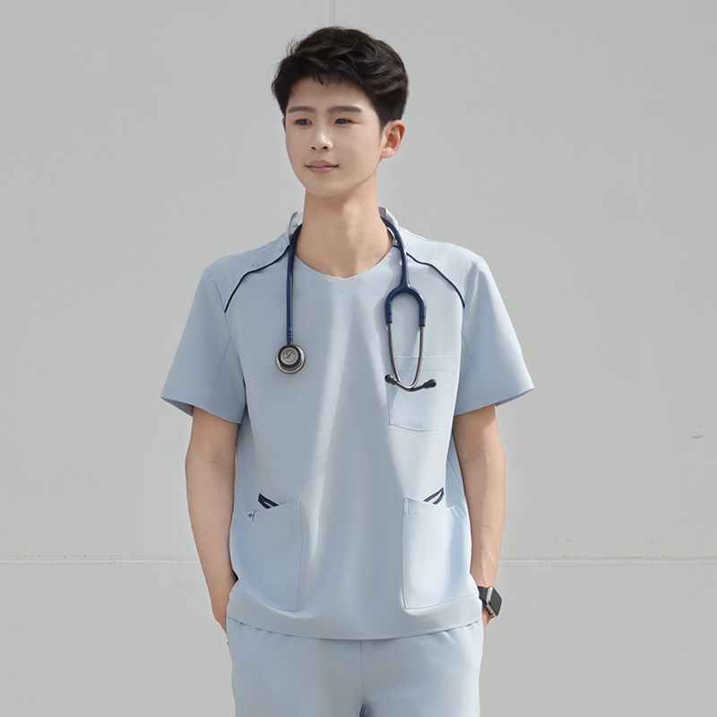 高端洗手衣男短袖美容整形医生