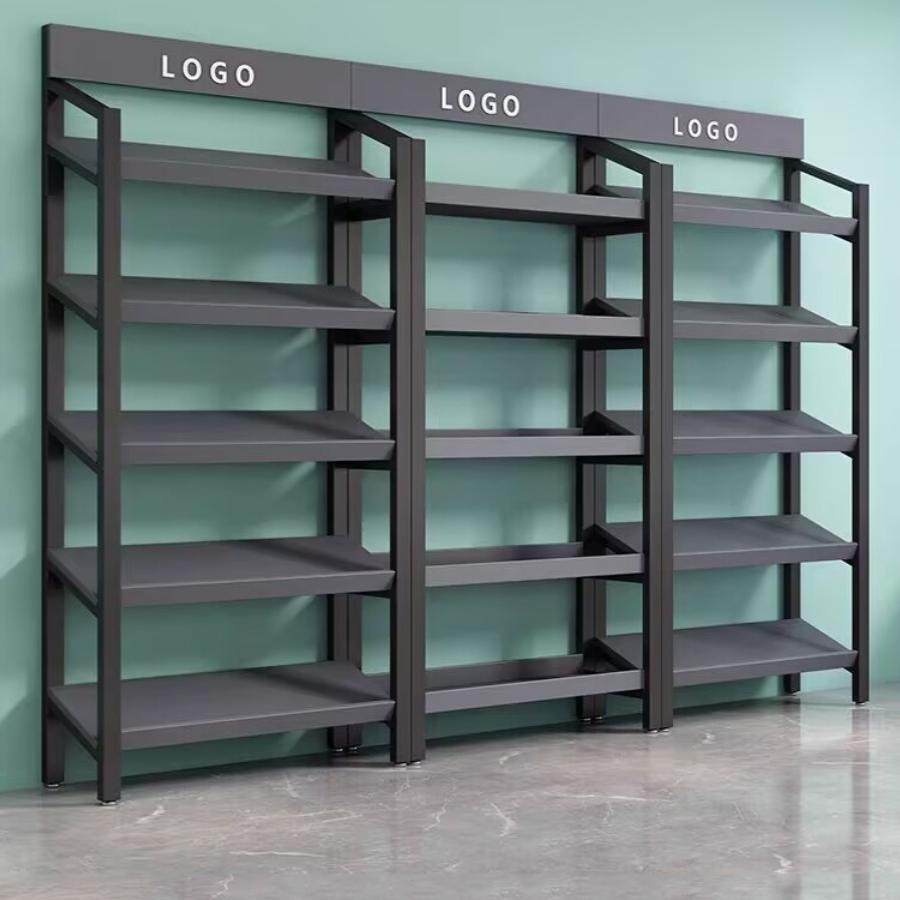 货架展示柜烟酒陈列零食置物产品超市便利店宠物样品鞋店书刊多层