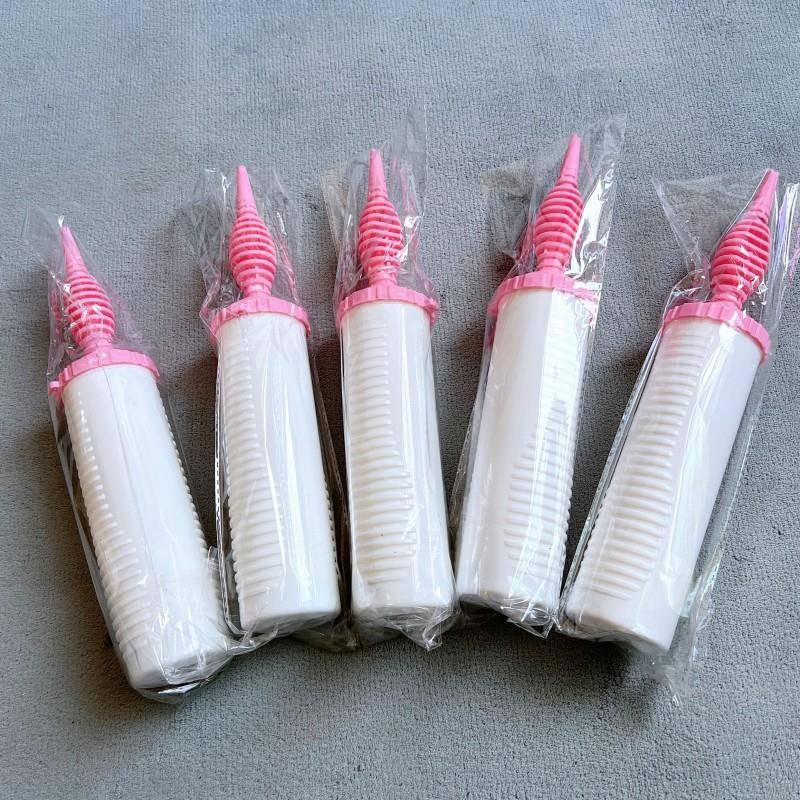 大号手推打气筒手动粉色圆形乳胶气球铝膜长条艺术汽球人打气机