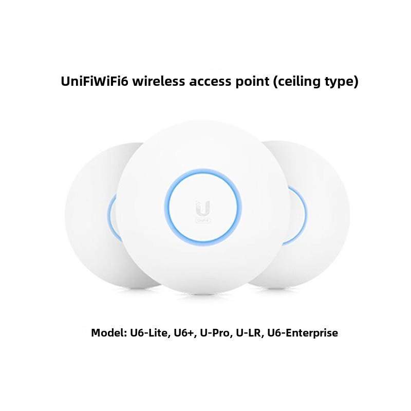 U6-Enterprise/U6-Pro/U6-LR/U6+ WiFi6吸顶AP双频5G无线漫游UBNT