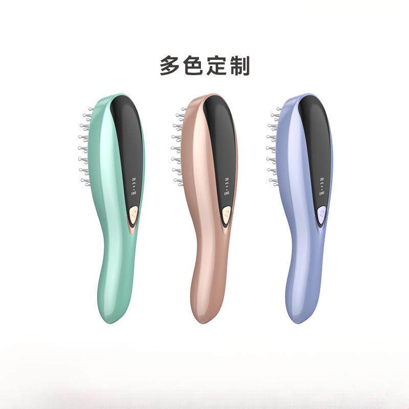 EMS微电流电动按摩梳头疗仪直发梳健发梳保健梳子电动按摩器图片