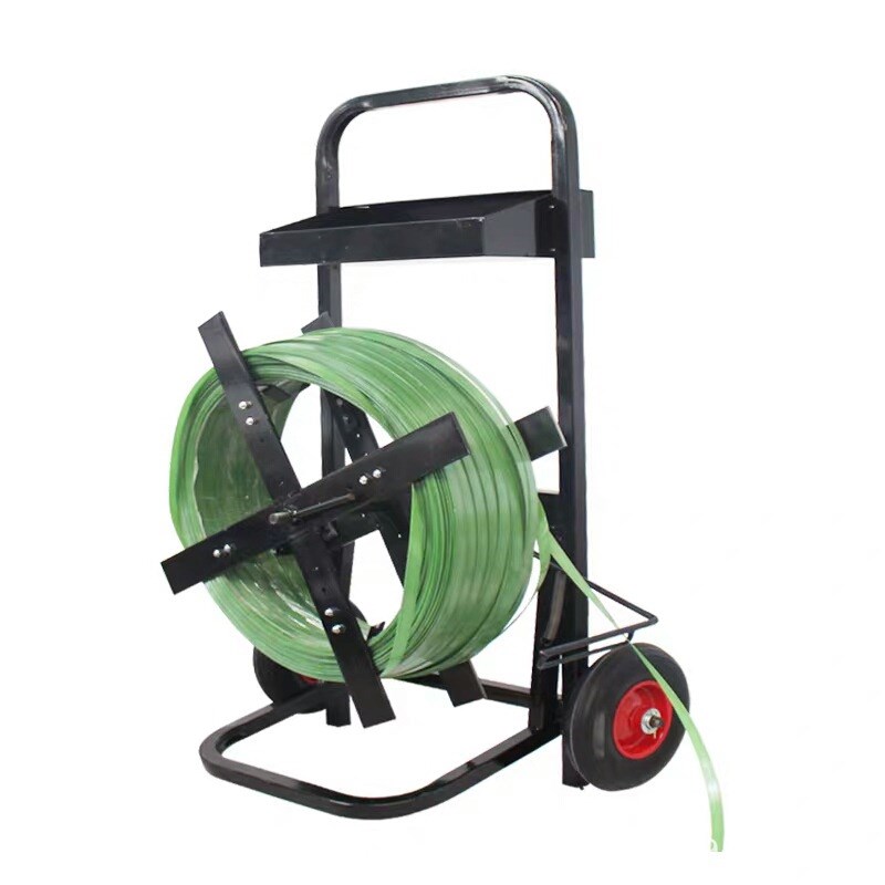 迪图打包带带盘车 可调节多用手推式PET打包带 PP带塑钢带带盘车