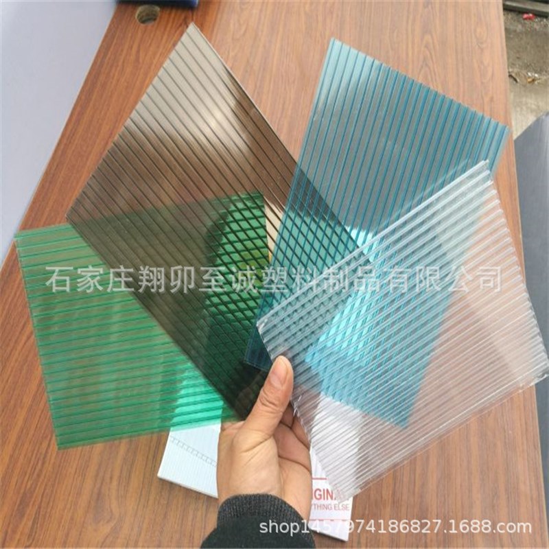 车棚雨棚遮阳10mm十年质保采光PC中空阳光板