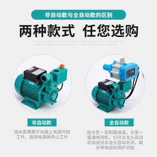 广东凌霄牌水泵1ZDB35 65型自吸清水泵家用自来水抽水机增压泵