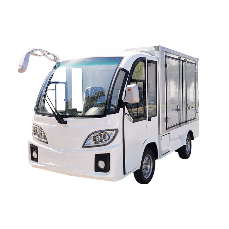 保温厢体四轮厂区校园监狱酒店布草车仓储中转场内电动送餐车厂家