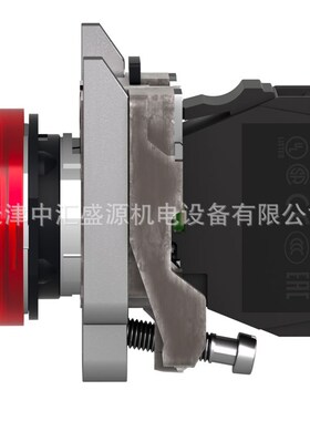 XB4BV64=ZB4BV6+ZB4BV04红色250VAC指示灯22mm圆形指示灯XB4BV64