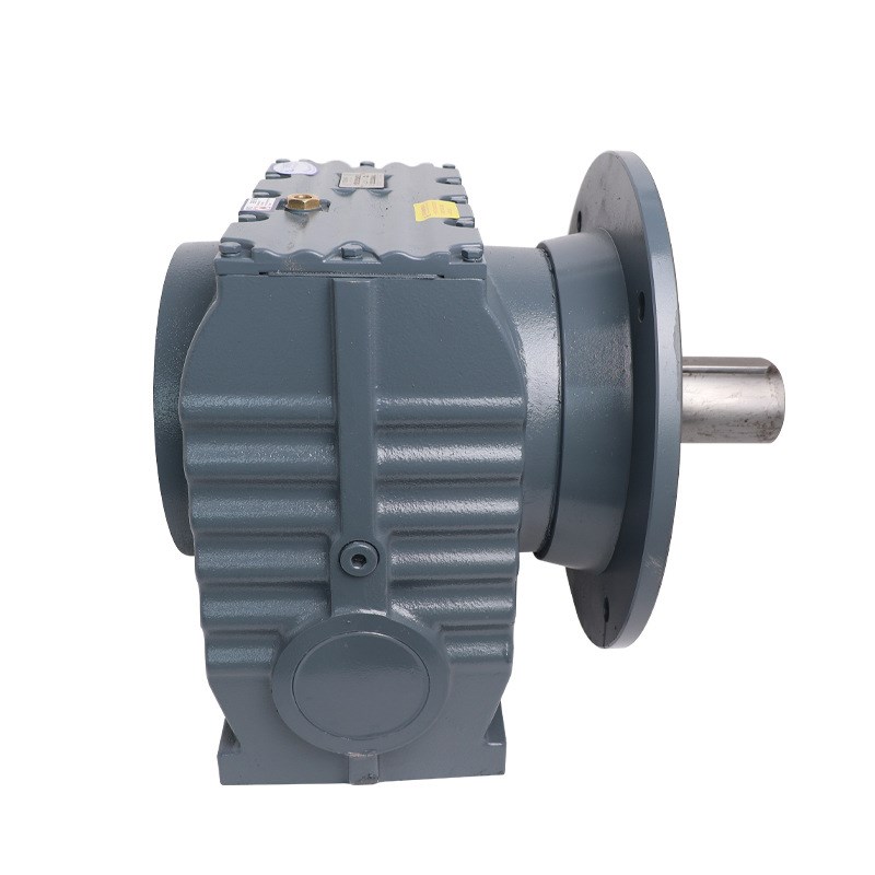 巨联JSF37/47/57/67/77/87/97实心轴法兰式铜蜗轮蜗杆减速电机