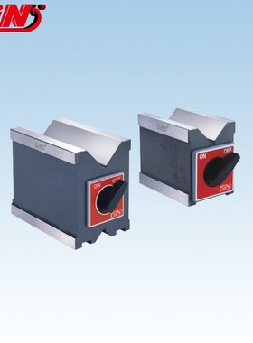 台湾精展GIN-54030磁性V型台划线用线切割磁铁块GVH1/2/3磁性座