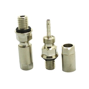 直通式 油针橄榄头五线体卡钳接头 油管接头组 油碟刹Avid