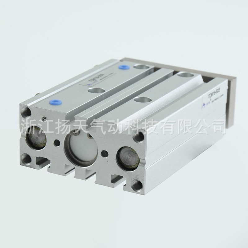 三轴三杆气缸TCM16X10/20/30/40/50/75/100/125S滚珠轴薄型带磁