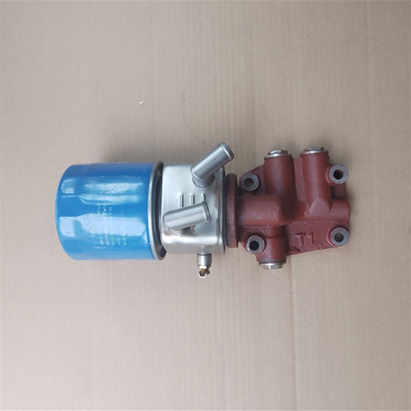 潍坊华东R4105ZD机油冷却滤清器 潍柴R4108机油冷却器 机滤油冷器