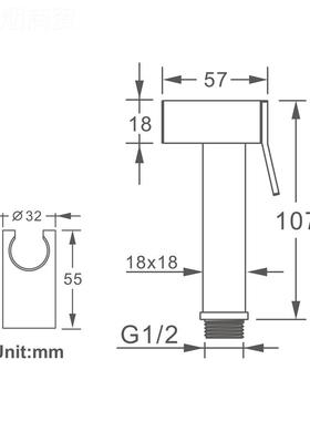 喷枪套装不软锈钢方形TUY黑色喷枪15米防缠绕管厂家I090H42.A