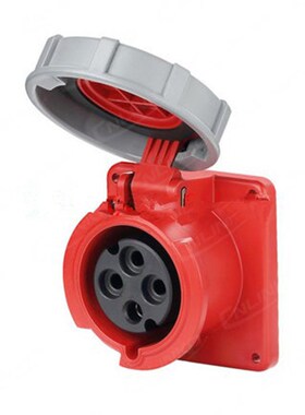 航空 WEIPU 威浦工业插头16A4芯 TYP5619防护等级IP44 工业连接器