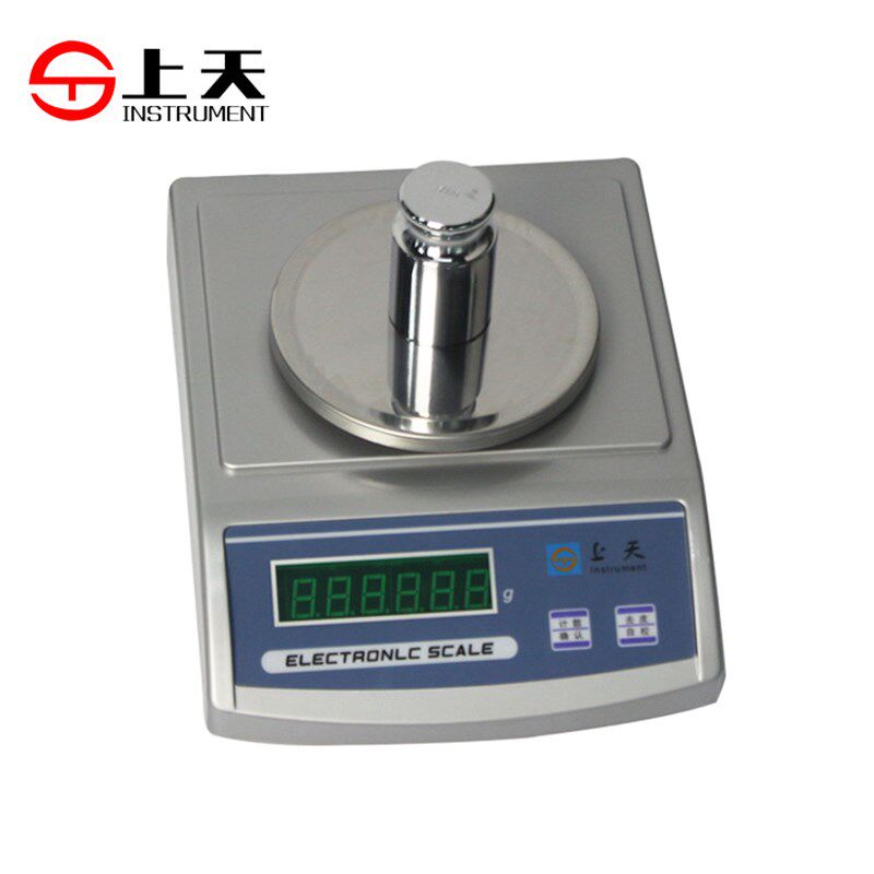 上海上天YP10002实验室电子天平百分之一称重电子称1000g001g