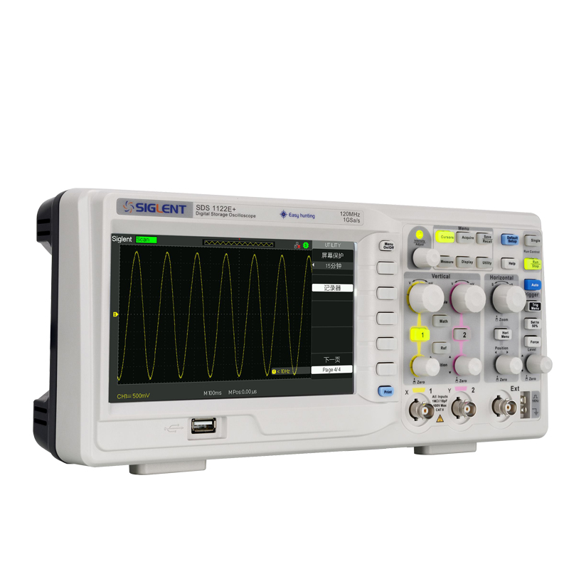 鼎阳宽屏示波器SDS1122E+双通道50M100M200M大屏工程师数字示波器