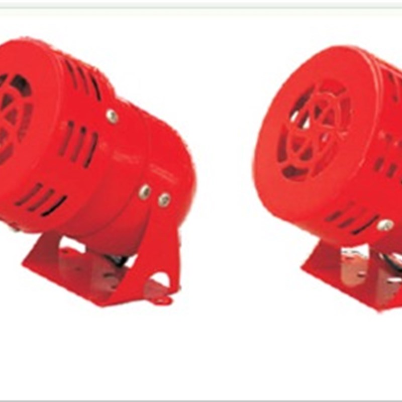 南州 高分贝风螺马达警报器 MS-190红色小型报警器蜂鸣器220V