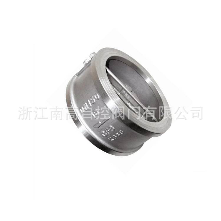 H76W-16P不锈钢对夹蝶形止回阀 不锈钢阀门 不锈钢蝶式止回阀