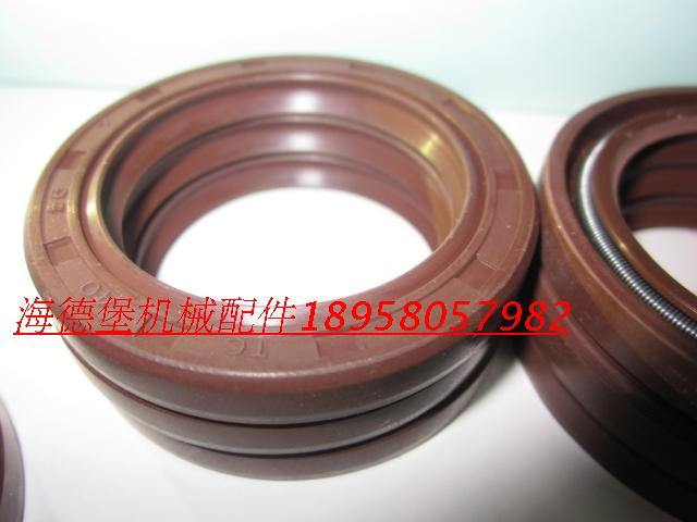 氟橡胶VT耐高温油封TC45X72X7/10/12 副唇内包骨架密封圈 耐酸碱