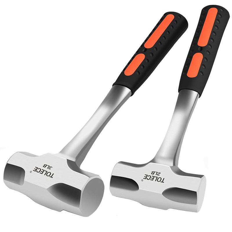 手锤八角锤大二锤不掉头实心铁锤子榔头大号砸墙拆墙石工锤高碳钢