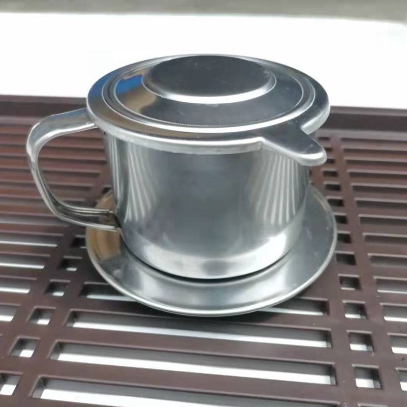 越南壶滴漏壶手冲壶 不锈钢咖啡过滤杯 滴漏式杯挂耳咖啡滴漏杯