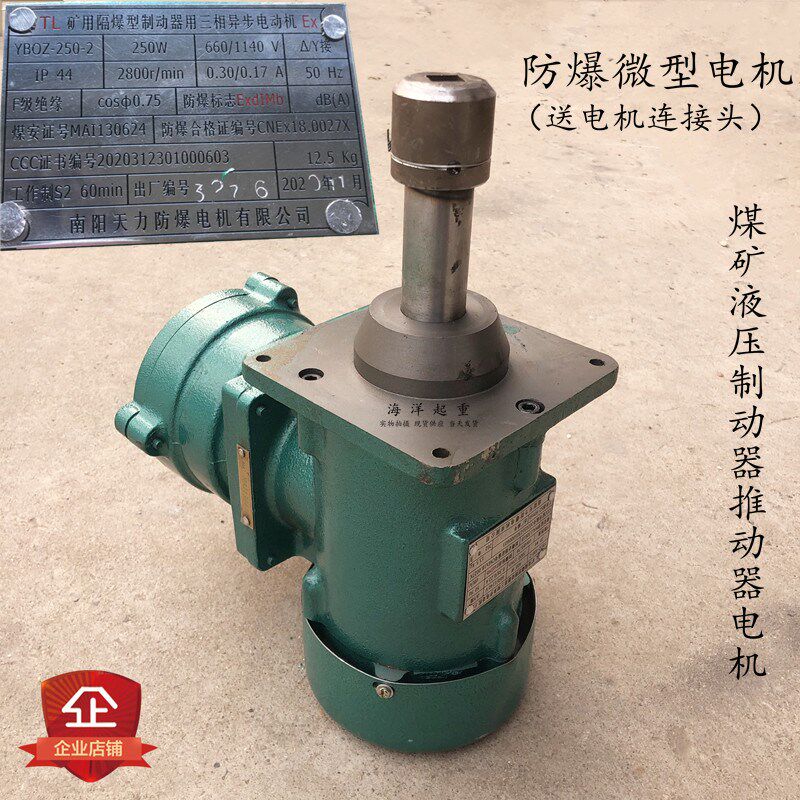 南阳防爆隔爆YBOZ-60W 120W 250W 400W煤矿液压制动器推动器电机