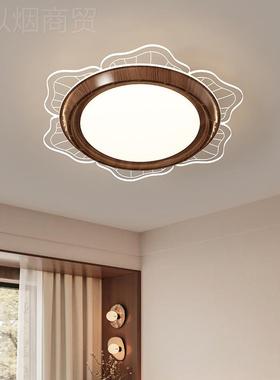 【音严选】无风扇灯吸顶代灯现简约超薄圆VHO叶形隐形静一体电扇