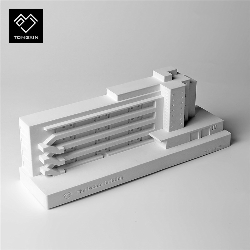 砼心水泥现代经典建筑模型摆设创意客厅玄关办公桌面家居装饰