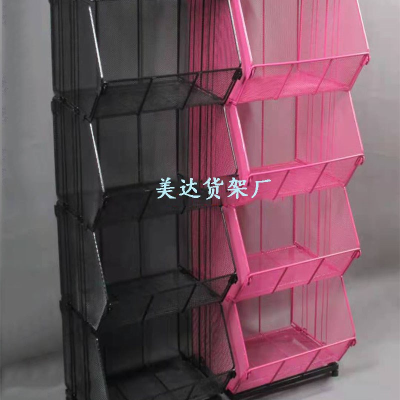 手机饰品展示架袜子内衣收纳加小商品日用品货架精品架衣服可移动