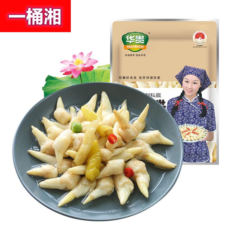 【华贵】泡椒藕头400g 洪湖藕带泡菜藕簪头 餐饮私房菜食材