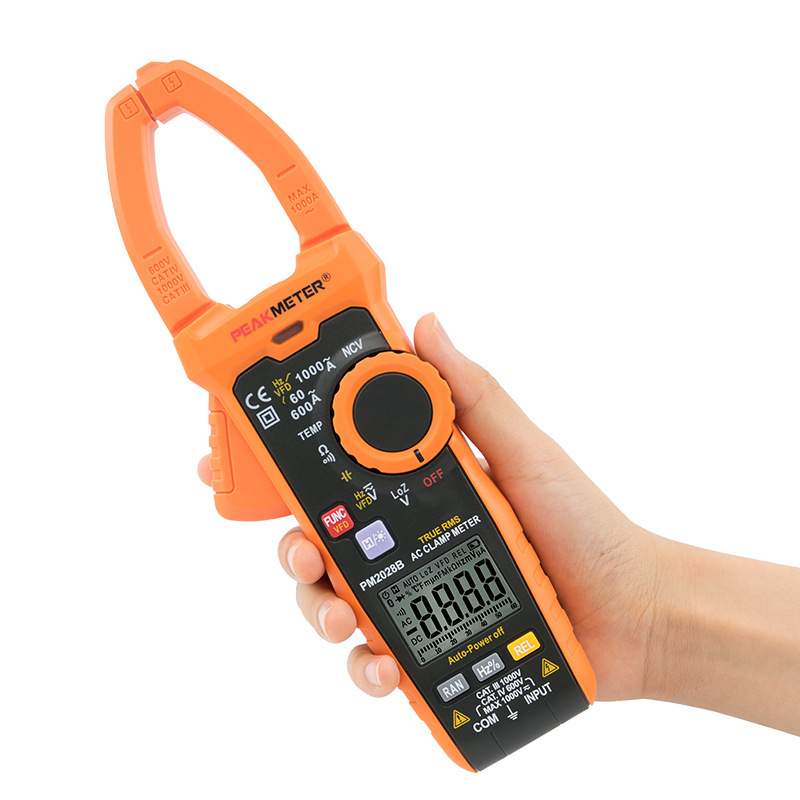 华谊PM2028B万用表钳型数字高精度钳形电流表电工钳形表防烧钳表