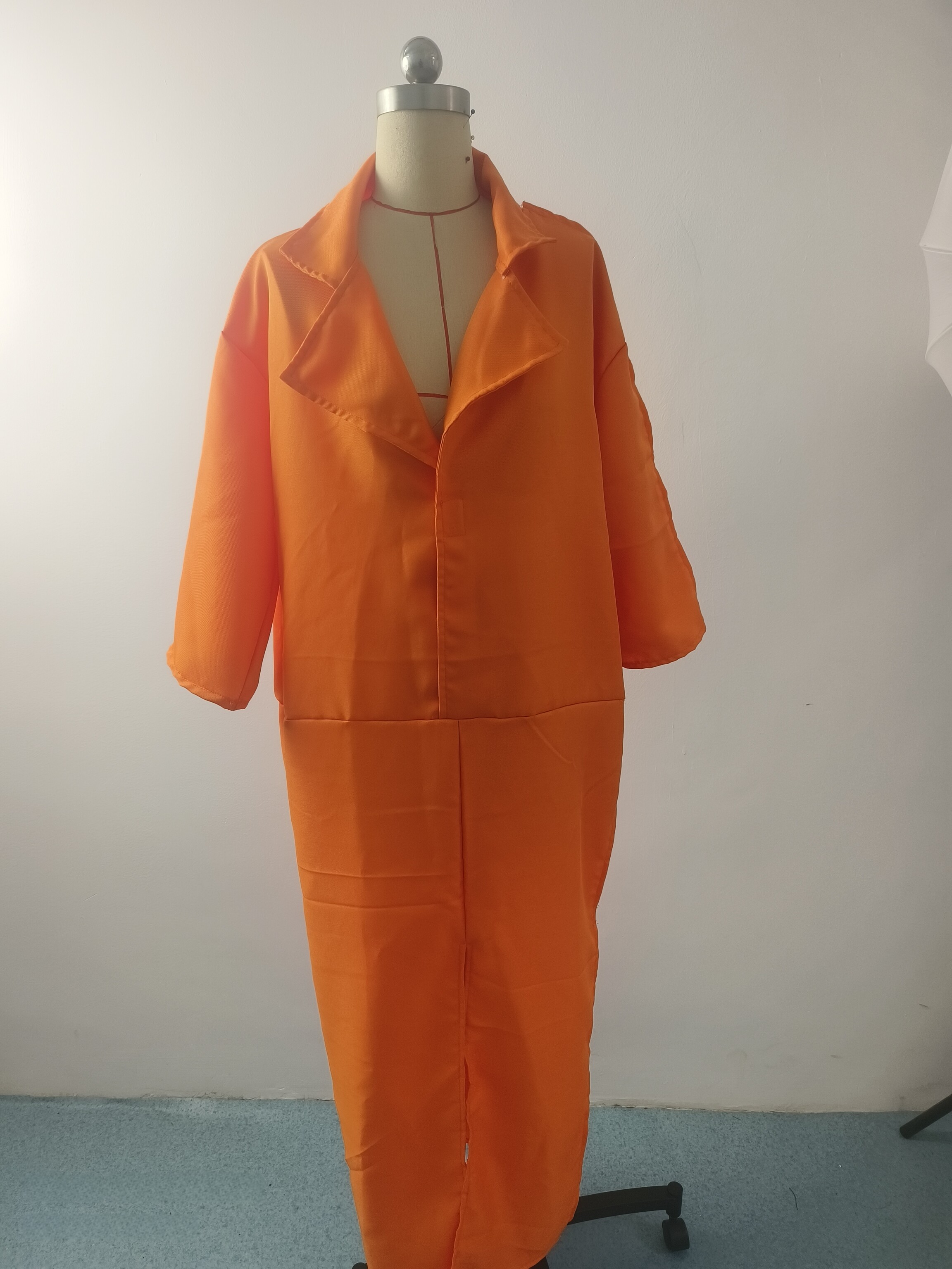 暗夜将至同款橙色连体可撕纯狱风囚服男女通用工厂直发