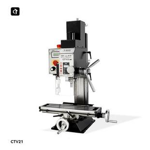 钻铣床CTV21静音家用微型钻铣床小台钻微型铣床数显版 新品