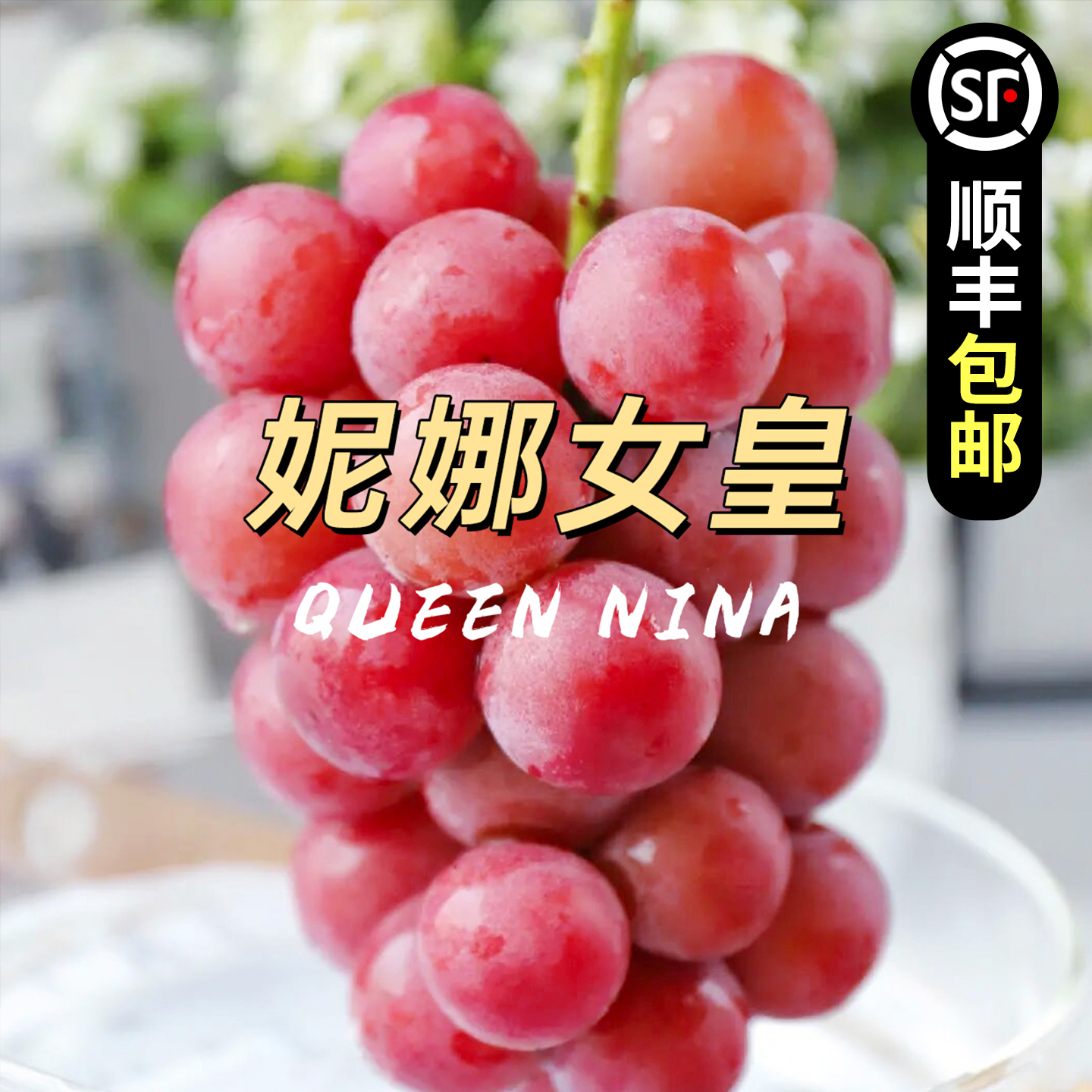 顺丰发货妮娜皇后葡萄红酒风味当季新鲜孕妇红提子水果公主礼盒装