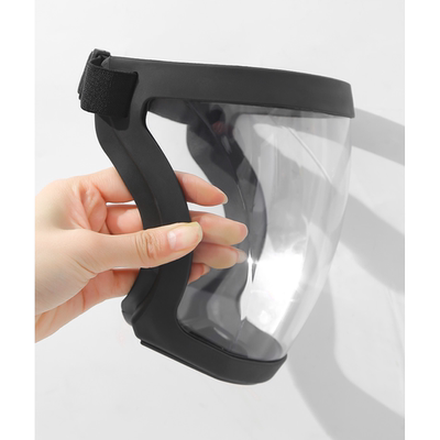 电焊防护面罩高清透明防尘防晒焊工专用面具全脸防护不起雾全面屏