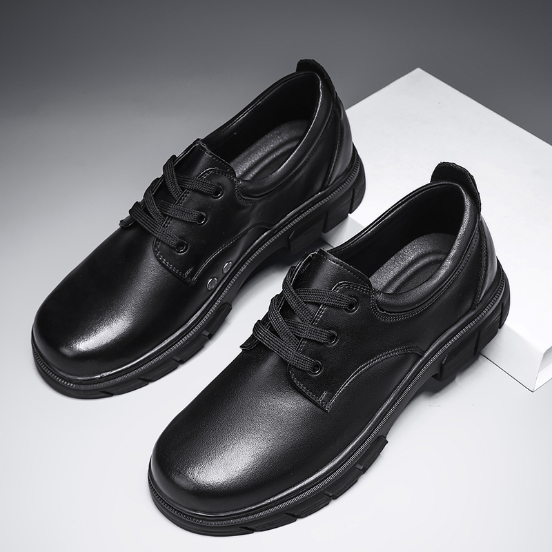 厨克厨师鞋防滑防水防油专业休闲皮鞋厨房鞋男后厨餐饮专用工作鞋