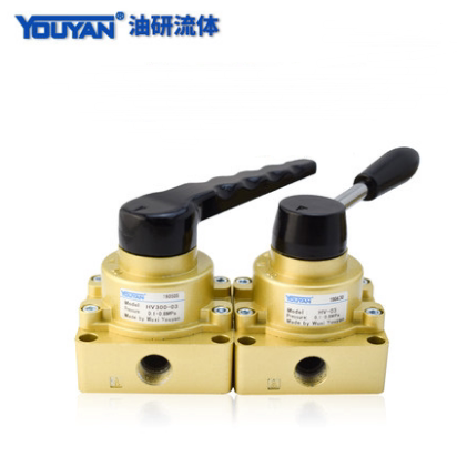 HV200气动4三位3四通-手