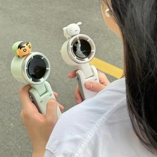桌面风扇宿舍静音迷你夏天降温神器 高速涡轮增压手持小风扇便携式